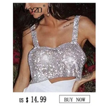 Shiny Harajuku Rhinestone Halter Top