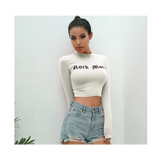 Rock More Crop Top