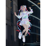 Needy Girl Overdose/Angel Carnival Party Costume - Laser JK Sailor Suit Halloween Cosplay