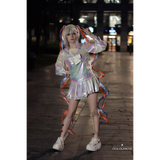 Needy Girl Overdose/Angel Carnival Party Costume - Laser JK Sailor Suit Halloween Cosplay