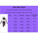 Arcane Jinx Cosplay Costume – LOL Season 2 Loli Outfit with Wig & Accessories