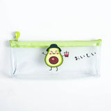 Cute Kawaii Avocado Pencil Case