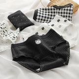 Cute Cartoon Bear Cotton Panties - Mid Waist Sexy Lingerie Set