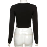 Black Dragon Crop Top