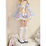 Pastel Lolita Bunny Bow Dress