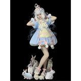 Pastel Lolita Bunny Bow Dress
