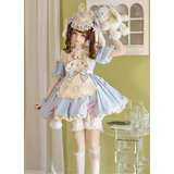 Pastel Lolita Bunny Bow Dress