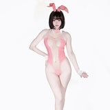 Sexy Bunny Girl Costume - Transparent Halloween Cosplay Jumpsuit