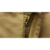 Patterned Button Cotton Cargo Trousers Shorts