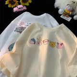 Harajuku Cartoon Graphic T-Shirt