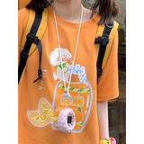 Harajuku Cartoon Print Tee