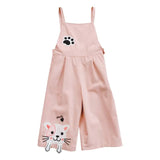 Cat Embroidered Harajuku Romper
