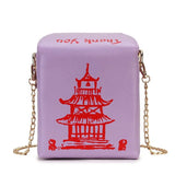 Chinese Takeout Box Chain Bag