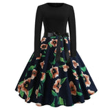 Women's Christmas Styled Swing Dress