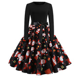 Women's Christmas Styled Swing Dress