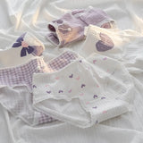 5-Pack Cotton Panties for Women - Plus Size Cute Soft Briefs Sexy Lingerie