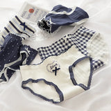 5-Pack Cotton Panties for Women - Plus Size Cute Soft Briefs Sexy Lingerie