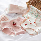 5-Pack Cotton Panties for Women - Plus Size Cute Soft Briefs Sexy Lingerie