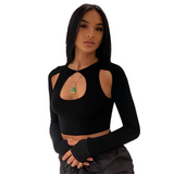 Side With Me Cropped Corset Top