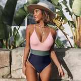 Cross Block One Piece
