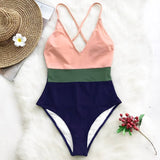 Cross Block One Piece