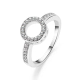 Crystal Decorated Wedding Ring