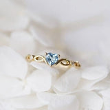 Crystal Decorated Wedding Ring