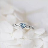 Crystal Decorated Wedding Ring