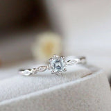 Crystal Decorated Wedding Ring