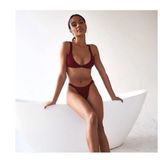 Deep-V Bikini Swimsuit