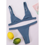 Deep-V Bikini Swimsuit
