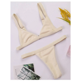 Deep-V Bikini Swimsuit