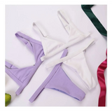 Deep-V Bikini Swimsuit