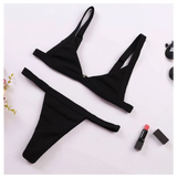Deep-V Bikini Swimsuit