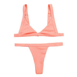 Deep-V Bikini Swimsuit