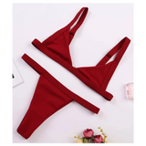 Deep-V Bikini Swimsuit
