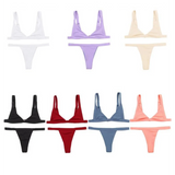 Deep-V Bikini Swimsuit