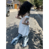 Fairy Kei Ruffle Tie Dress