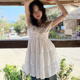 Fairy Kei Ruffle Tie Dress