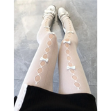 Spicy Girl Bow Fishing Net Stockings