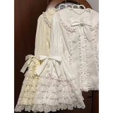 Kawaii Flare Sleeve Bow Blouse