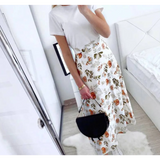 Floral Print Maxi Skirt