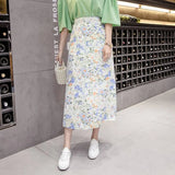 Floral Print Maxi Skirt