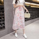 Floral Print Maxi Skirt