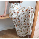 Floral Print Maxi Skirt