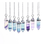 Colorful Fluorite Quartz Necklace