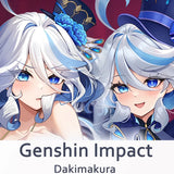 Focalors Dakimakura Pillowcase – Genshin Impact Anime Game Cushion