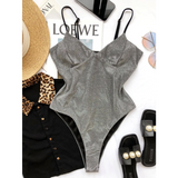 Glitter One-piece Swimsuits
