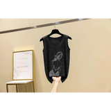 Glitter Print Tank Top