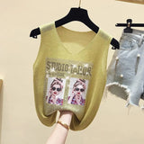 Glitter Print Tank Top